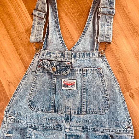 Vintage 1980’s IKEDA Denim Overalls • M/L - Picture 1 of 8